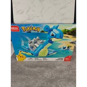 Mega Construx Pokemon Lapras 2018 Sealed 502 Pieces FWJ49
